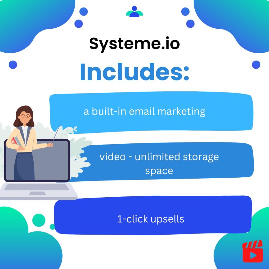 Systeme.io price includes
